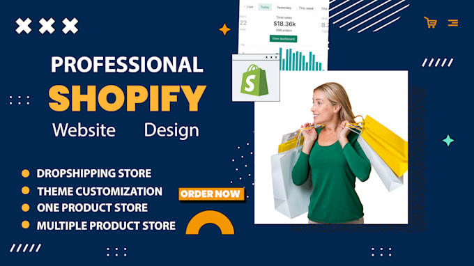 build shopify online store, shopify ecommerce website,