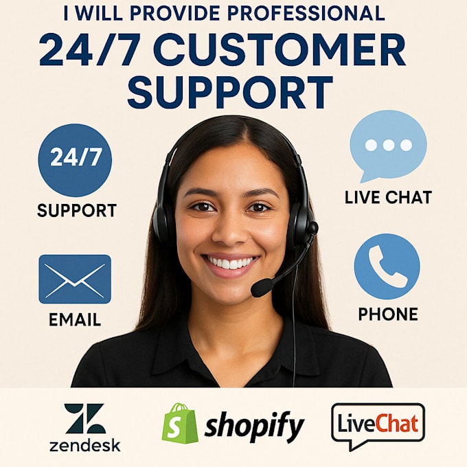 provide professional 24x7 customer support via chat email or phone