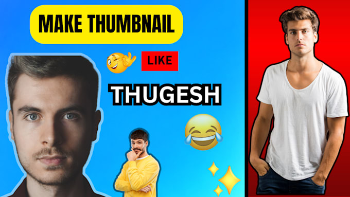 design eye catchy amanzing youtube thumbnail