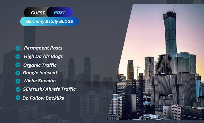 publish your guest post on italian and german sites