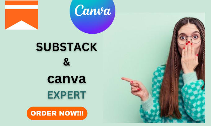 Canva email template html template design substack banner substack