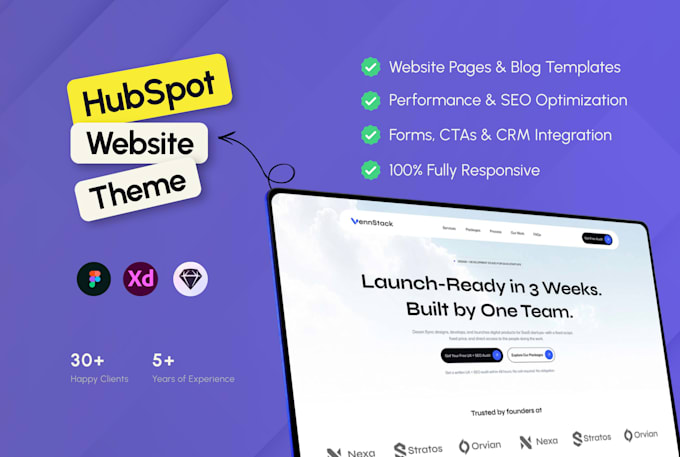 develop a custom hubspot cms website theme