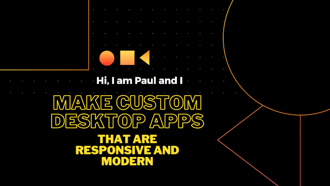 program custom desktop apps