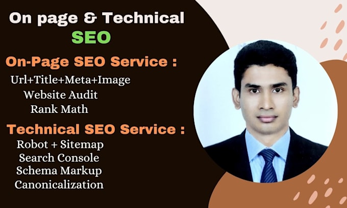 perform on page and technical SEO for your website