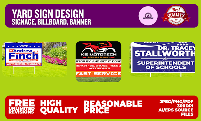 create real estate signs, custom signs for land sale
