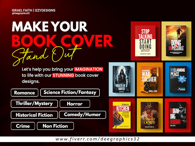 create stunning ebook and paperback book cover for amazonkdp