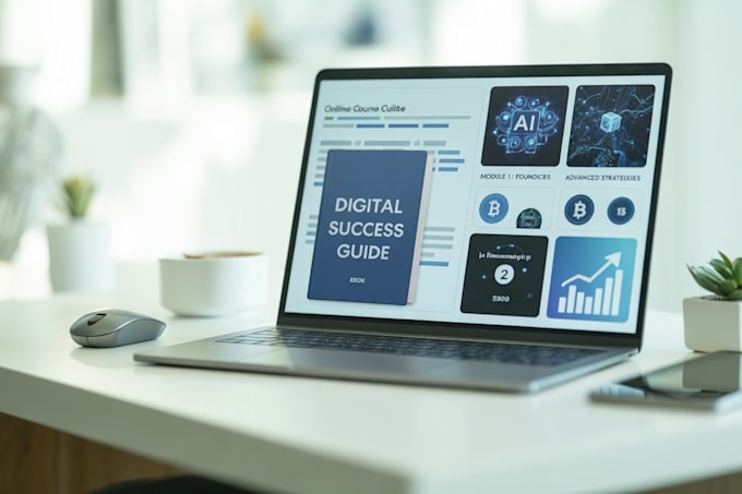 write ebook and online course content on ai, business, investing, cybersecurity