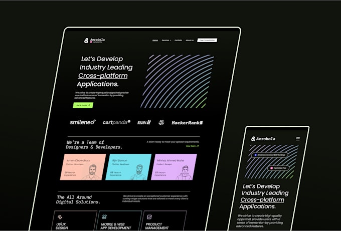 do saas landing page design
