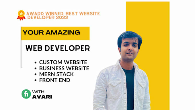 do custom website, full stack website development, as full stack developer, mern