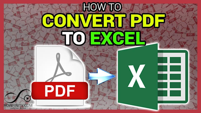 Convert pdf to excel by Shafr0012 | Fiverr