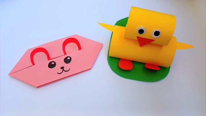 make kids paper art and craft videos
