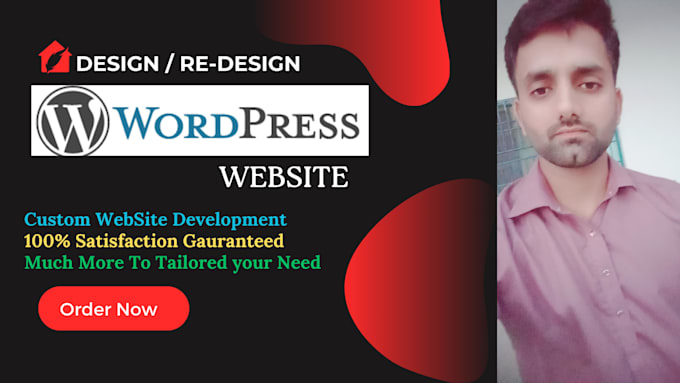 develop a wordpress website with responsive web design