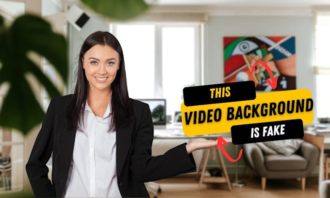 remove change and edit video background with image or video