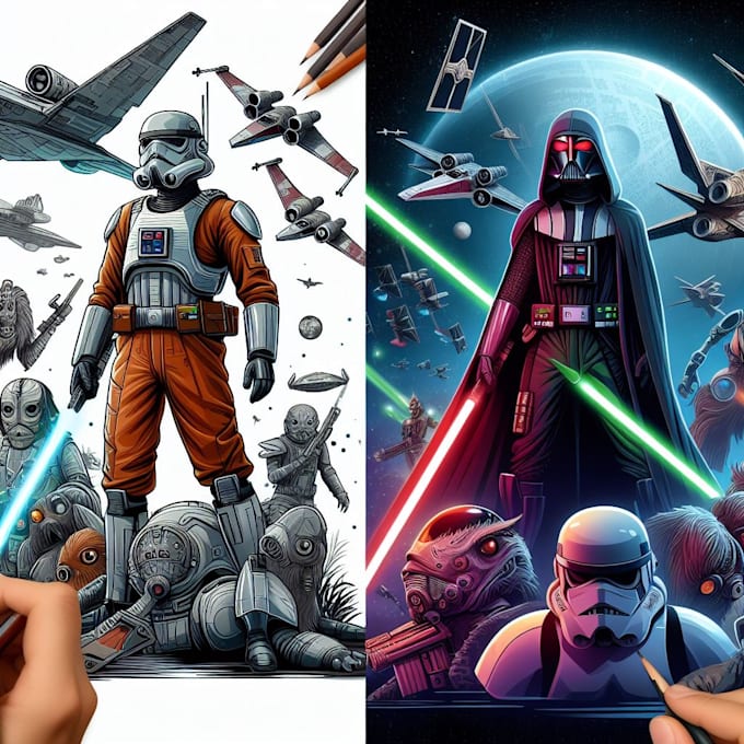 design your sci fi and star wars character