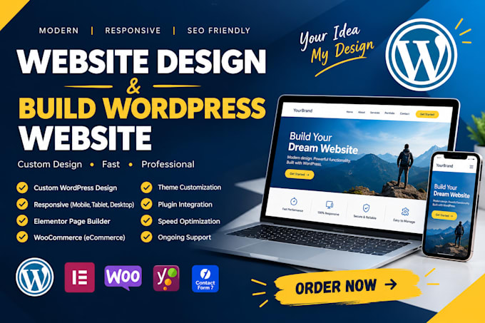 website design, build wordpress website, design, wordpress