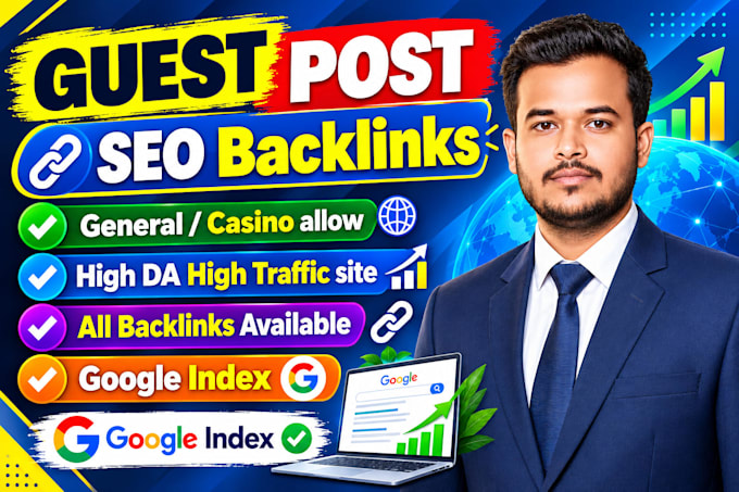 write and publish high da guest posts with SEO dofollow backlinks