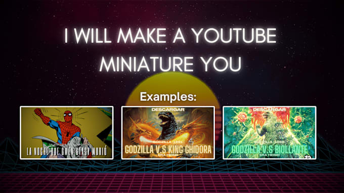 make a youtube miniature for you