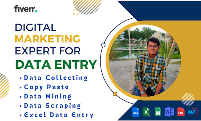 do professional data entry, data scraping, copy paste, data mining services