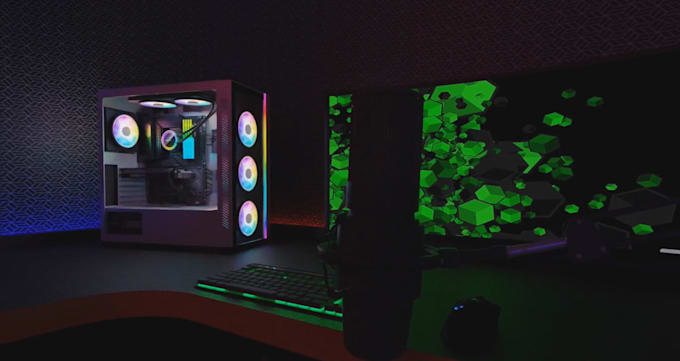 design cheap, gaming, streaming, office room for you