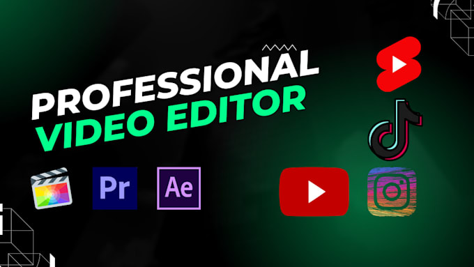 do professional video edit, youtube video editing