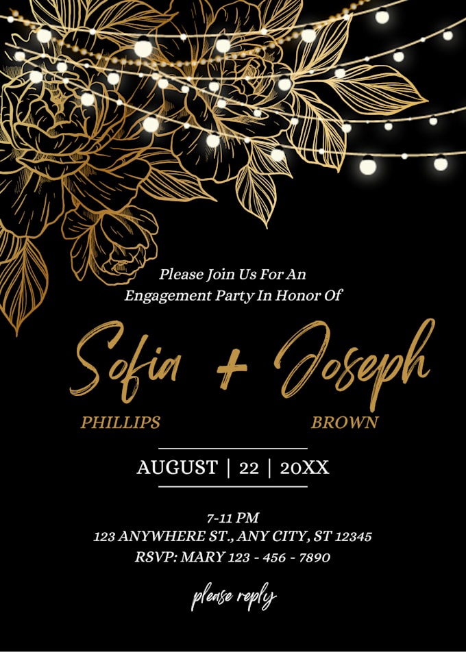 Design attractive invitation card of any type by Mixterusama | Fiverr