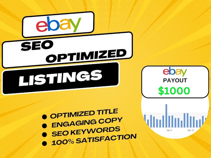 provide expert ebay virtual assistant SEO mastery listing optimization
