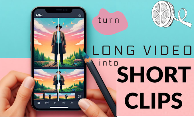 edit your long video into amazing social media clips