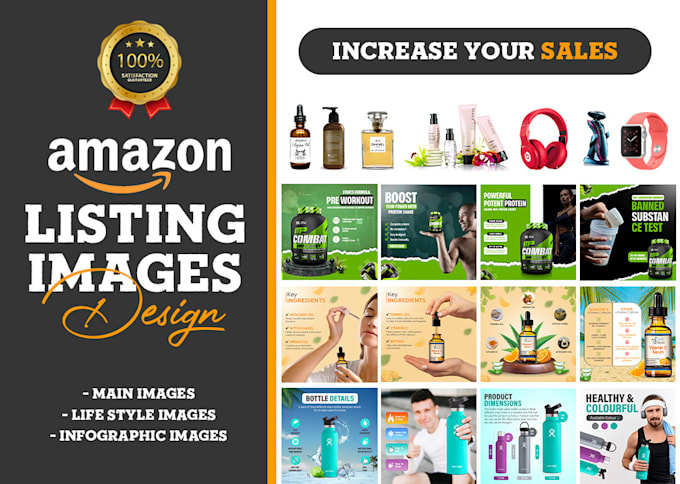 design amazon product listing main image