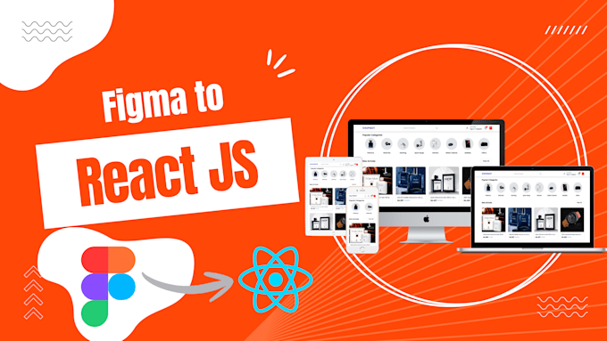 convert figma to react js website, tailwind css responsive web app