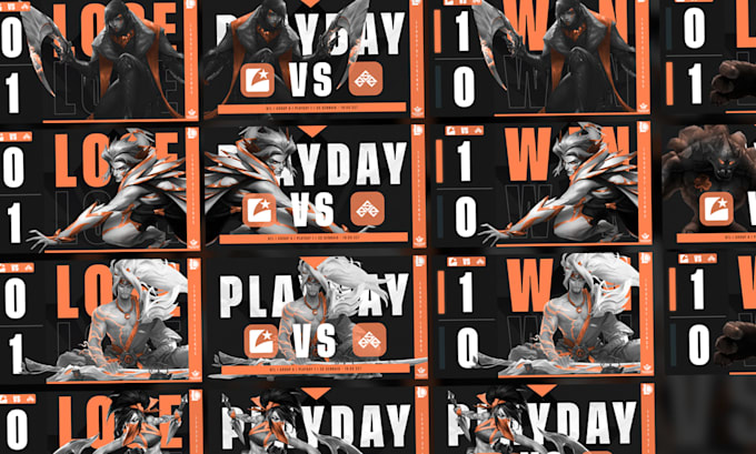 design esports posters and flyers graphics for gaming events