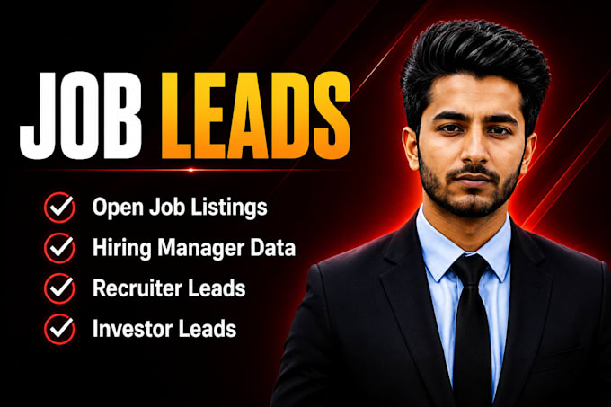 find job leads and hiring manager