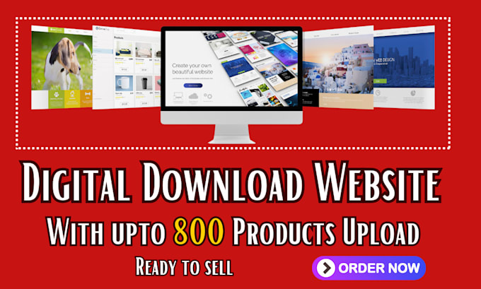 create wordpress digital products store with products