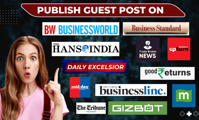 publish your guest post on business standard, business upturn and business world