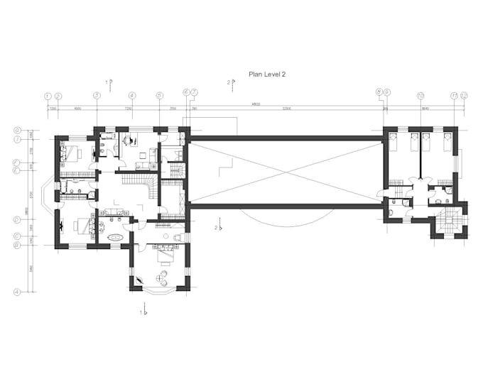 convert PDF, sketch, blueprint to architect autocad, dwg
