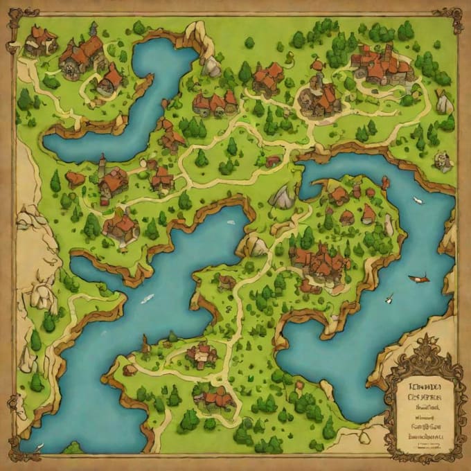 create  individual and exclusive fantasy maps