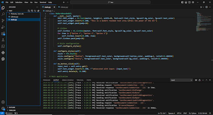 Do backend development and ui software using python by Minelox | Fiverr