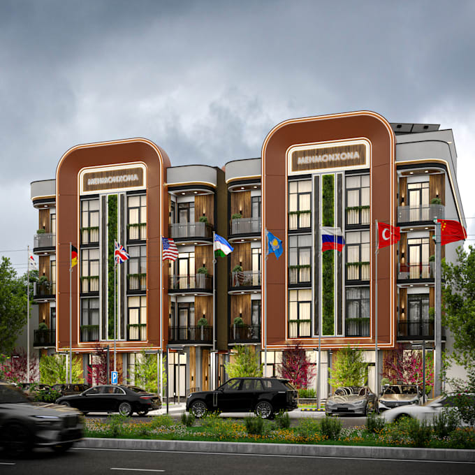design complete exterior and landscape for you