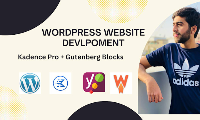 create wordpress website in gutenberg with kadence pro