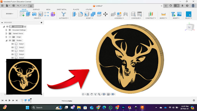 convert 2d to 3d logo design stl step dxf dwg for 3d printing