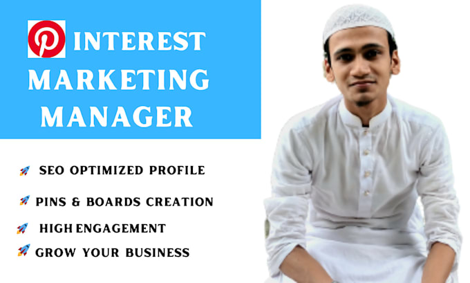 manage pinterest business account with seo optimized pins and boards