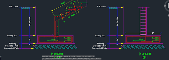 provide structural solution, calculation and drawings