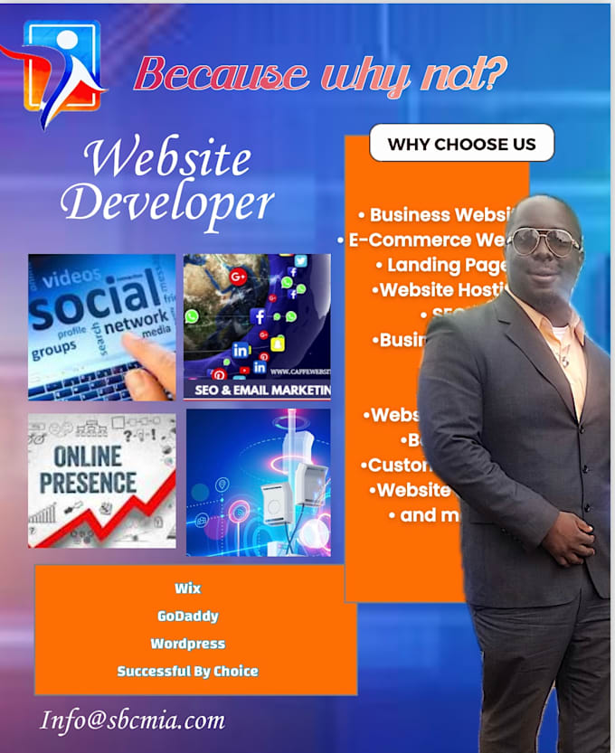 create beautiful godaddy website design and redesign