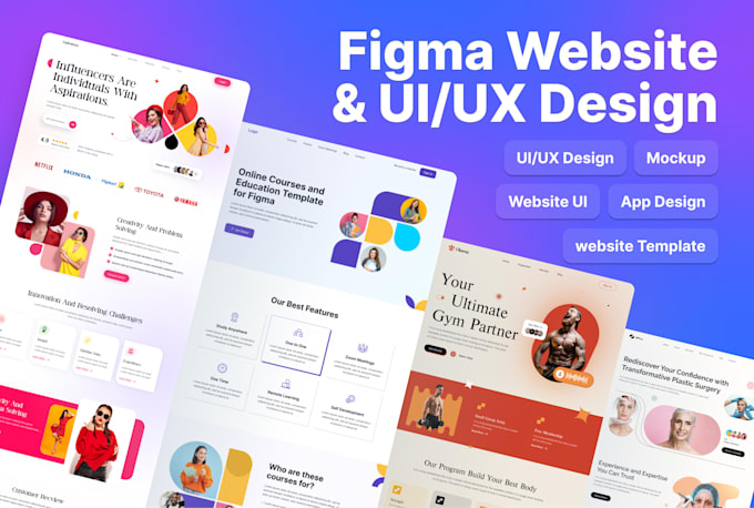 Do website ui ux design, dashboard ui design, mobile app ui ux design ...