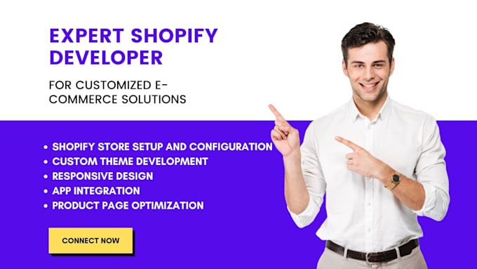build your dream ecommerce empire, customized shopify store development expert