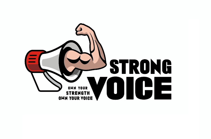 design highest level strong voice logo