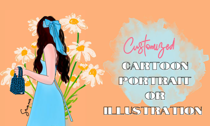 draw customised cartoon portrait or illustration