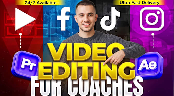 edit high retention talking head video reels for coaches
