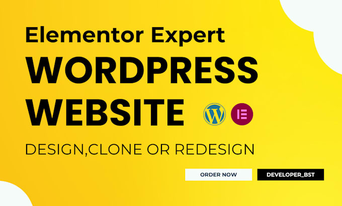 design website, clone or redesign wordpress website as an elementor expert