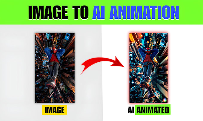 animate normal image to high resolution ai animated video
