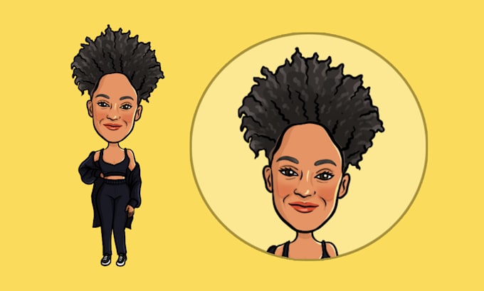 create big head cartoon and caricature portrait